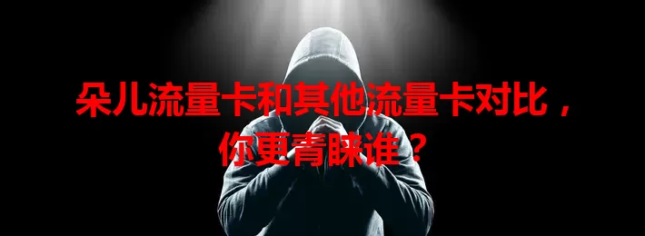 朵儿流量卡和其他流量卡对比，你更青睐谁？