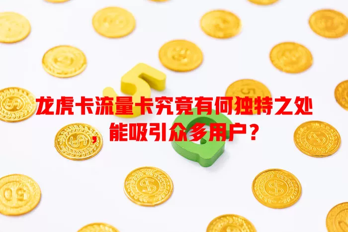 龙虎卡流量卡究竟有何独特之处，能吸引众多用户？