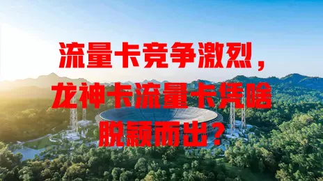 流量卡竞争激烈，龙神卡流量卡凭啥脱颖而出？