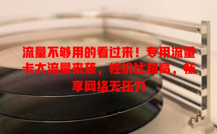 流量不够用的看过来！专用流量卡大流量来袭，性价比超高，畅享网络无压力