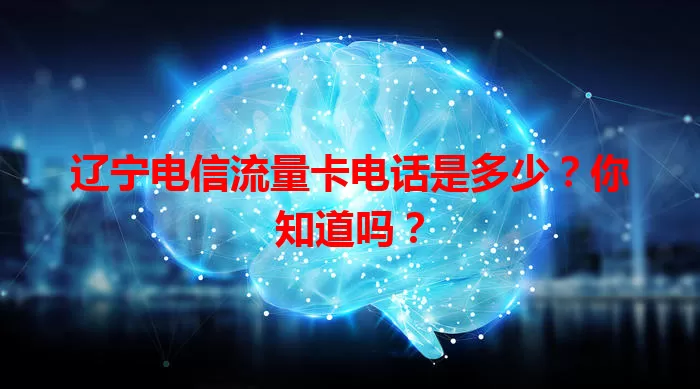 辽宁电信流量卡电话是多少？你知道吗？