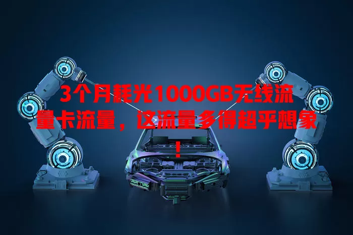 3个月耗光1000GB无线流量卡流量，这流量多得超乎想象！