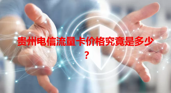 贵州电信流量卡价格究竟是多少？