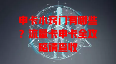 申卡小窍门有哪些？流量卡申卡全攻略请查收