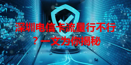 深圳电信卡流量行不行？一文为你揭秘
