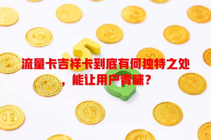 流量卡吉祥卡到底有何独特之处，能让用户青睐？