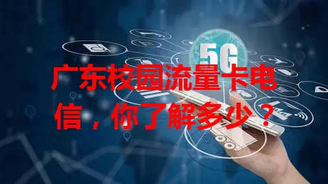 广东校园流量卡电信，你了解多少？