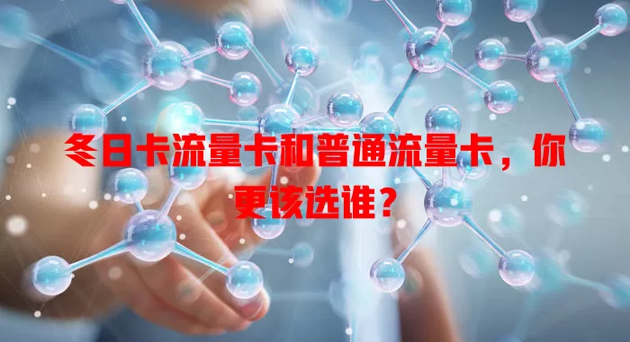 冬日卡流量卡和普通流量卡，你更该选谁？