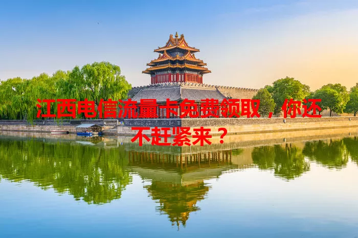 江西电信流量卡免费领取，你还不赶紧来？