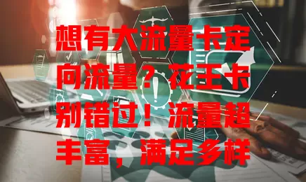 想有大流量卡定向流量？花王卡别错过！流量超丰富，满足多样需求，还有定向优势，让你畅享移动互联网，告别流量烦恼