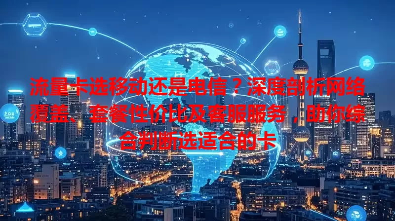 流量卡选移动还是电信？深度剖析网络覆盖、套餐性价比及客服服务，助你综合判断选适合的卡