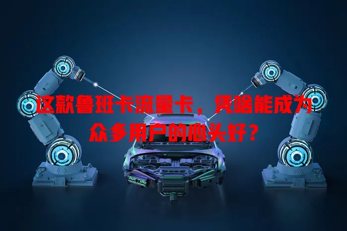 这款鲁班卡流量卡，凭啥能成为众多用户的心头好？
