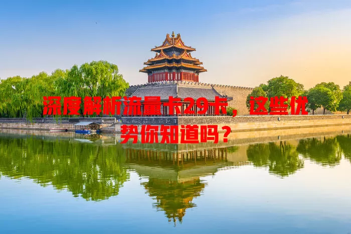 深度解析流量卡29卡，这些优势你知道吗？