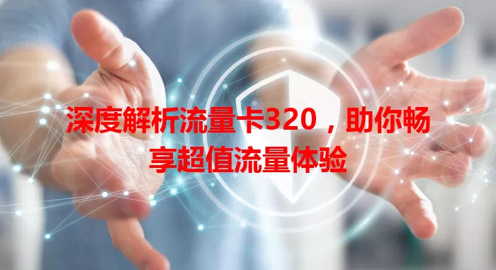 深度解析流量卡320，助你畅享超值流量体验
