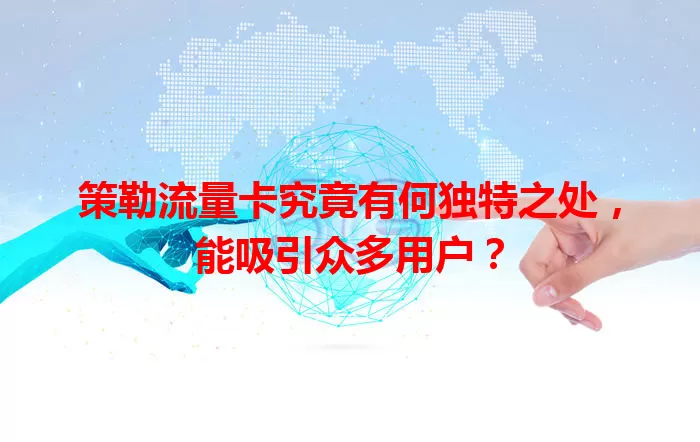 策勒流量卡究竟有何独特之处，能吸引众多用户？