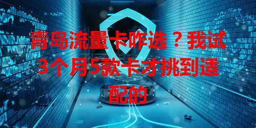 青岛流量卡咋选？我试3个月5款卡才挑到适配的
