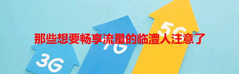 那些想要畅享流量的临澧人注意了