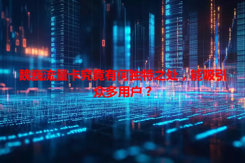 魏巍流量卡究竟有何独特之处，能吸引众多用户？