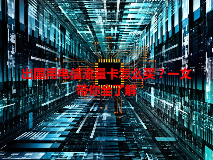 出国用电信流量卡怎么买？一文带你全了解