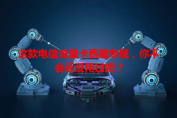 这款电信流量卡西藏专属，你不会还没用过吧？