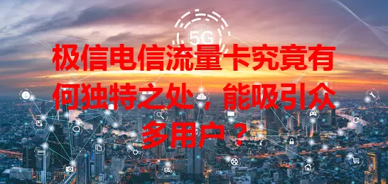 极信电信流量卡究竟有何独特之处，能吸引众多用户？