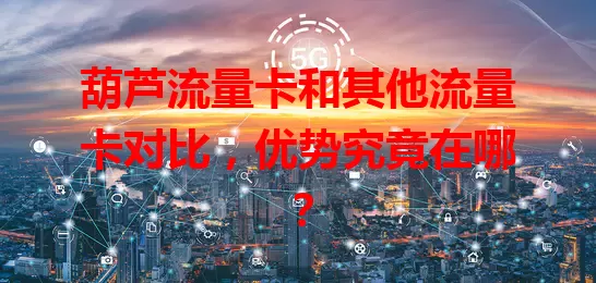 葫芦流量卡和其他流量卡对比，优势究竟在哪？