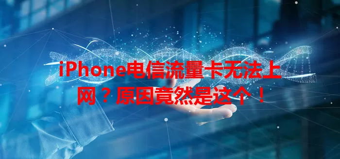 iPhone电信流量卡无法上网？原因竟然是这个！