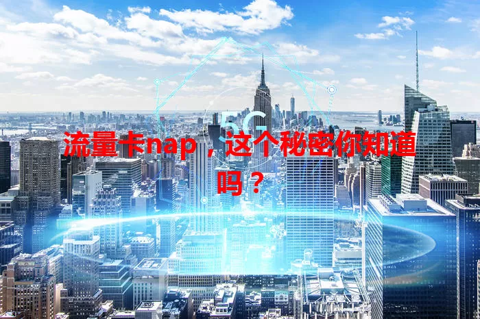 流量卡nap，这个秘密你知道吗？