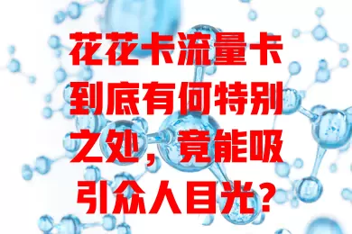 花花卡流量卡到底有何特别之处，竟能吸引众人目光？