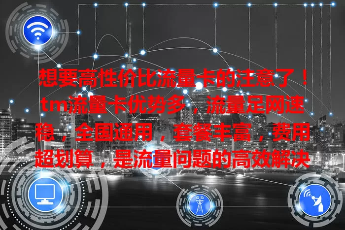 想要高性价比流量卡的注意了！tm流量卡优势多，流量足网速稳，全国通用，套餐丰富，费用超划算，是流量问题的高效解决方案！