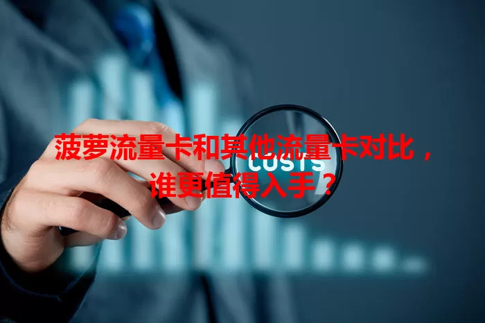 菠萝流量卡和其他流量卡对比，谁更值得入手？