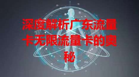深度解析广东流量卡无限流量卡的奥秘
