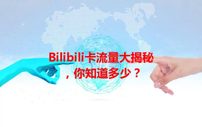 Bilibili卡流量大揭秘，你知道多少？