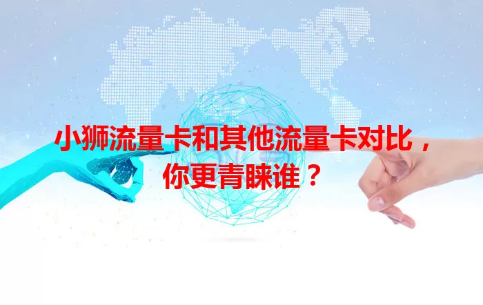 小狮流量卡和其他流量卡对比，你更青睐谁？