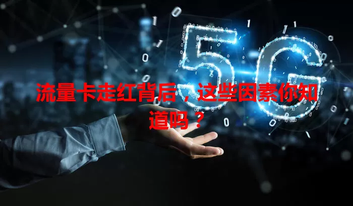 流量卡走红背后，这些因素你知道吗？