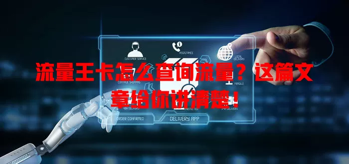 流量王卡怎么查询流量？这篇文章给你讲清楚！