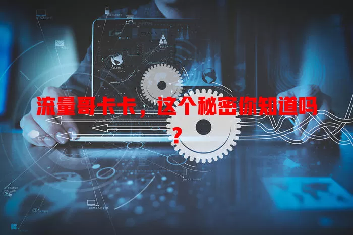 流量哥卡卡，这个秘密你知道吗？