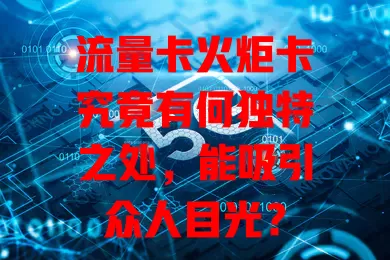 流量卡火炬卡究竟有何独特之处，能吸引众人目光？