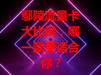 鄢陵流量卡大比拼，哪一款更适合你？