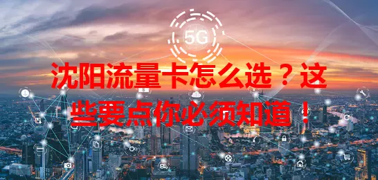 沈阳流量卡怎么选？这些要点你必须知道！