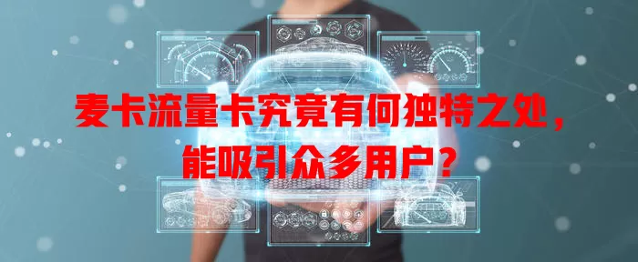 麦卡流量卡究竟有何独特之处，能吸引众多用户？