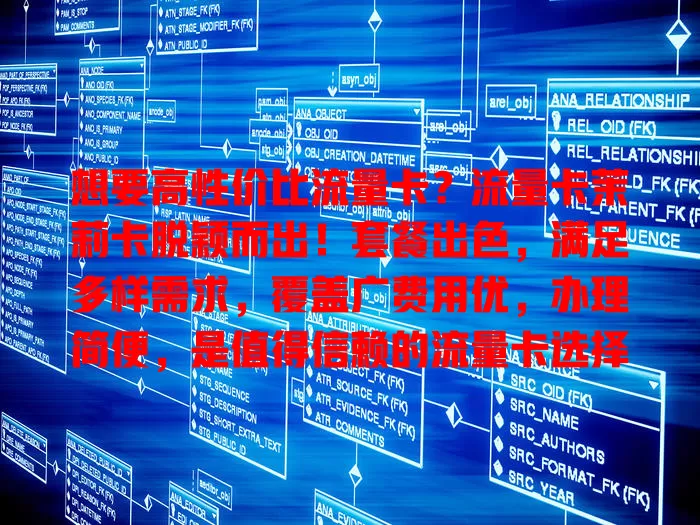 想要高性价比流量卡？流量卡茉莉卡脱颖而出！套餐出色，满足多样需求，覆盖广费用优，办理简便，是值得信赖的流量卡选择