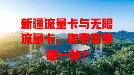 新疆流量卡与无限流量卡，你更需要哪一种？
