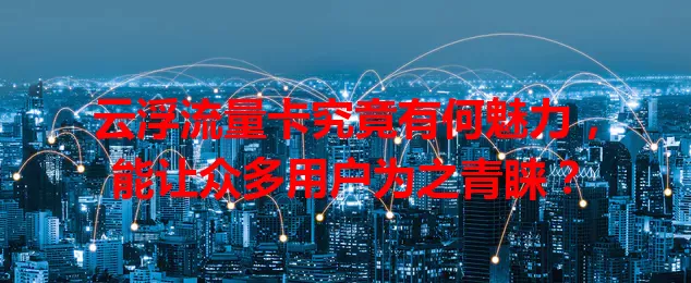 云浮流量卡究竟有何魅力，能让众多用户为之青睐？