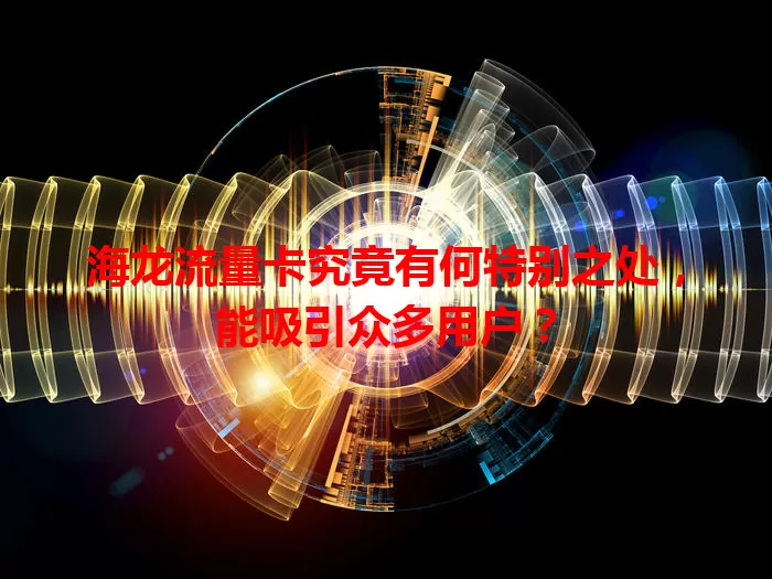 海龙流量卡究竟有何特别之处，能吸引众多用户？