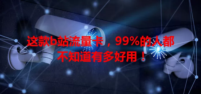 这款b站流量卡，99%的人都不知道有多好用！