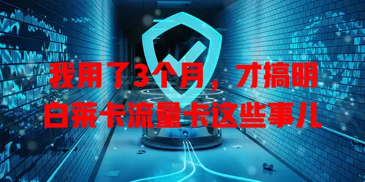 我用了3个月，才搞明白莱卡流量卡这些事儿