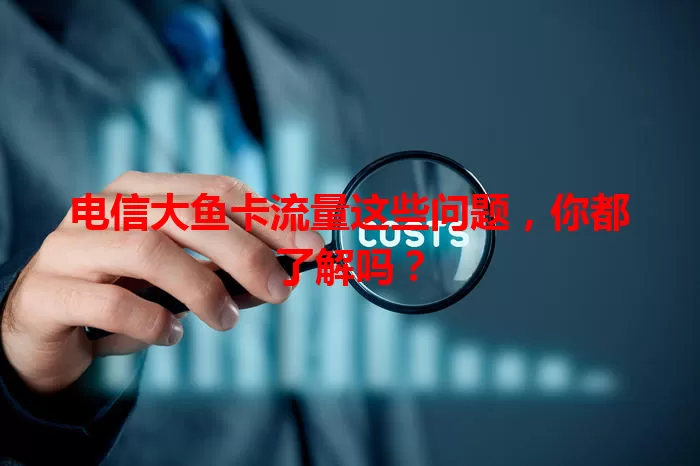 电信大鱼卡流量这些问题，你都了解吗？