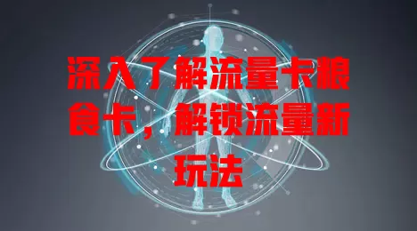 深入了解流量卡粮食卡，解锁流量新玩法