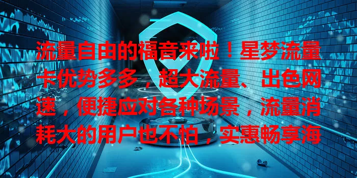 流量自由的福音来啦！星梦流量卡优势多多，超大流量、出色网速，便捷应对各种场景，流量消耗大的用户也不怕，实惠畅享海量流量，还不快来解决流量困扰？